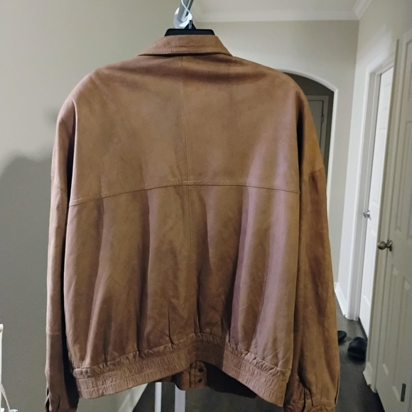 Latigo Tan Bomber Jacket - Picture 9 of 11